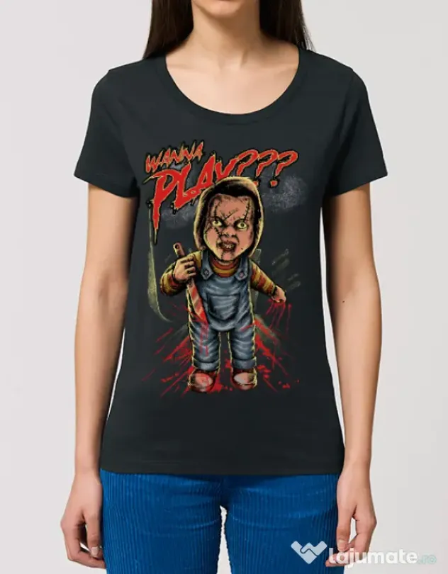 Tricou STANLEY STELLA dama Wanna play Negru