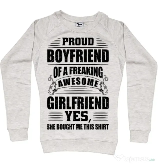 Bluza ADLER dama Proud boyfriend Migdala melanj