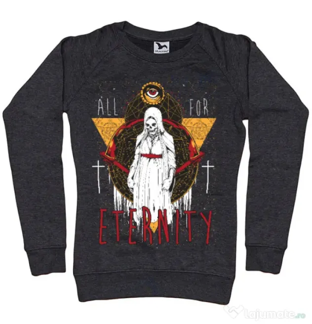 Bluza ADLER dama All for eterniry Negru melanj