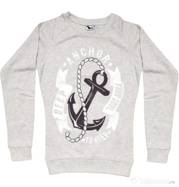Bluza ADLER dama Anchor your soul Migdala melanj