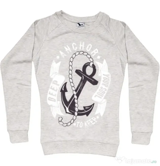 Bluza ADLER dama Anchor your soul Migdala melanj