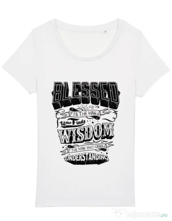 Tricou STANLEY STELLA dama Blessed Alb