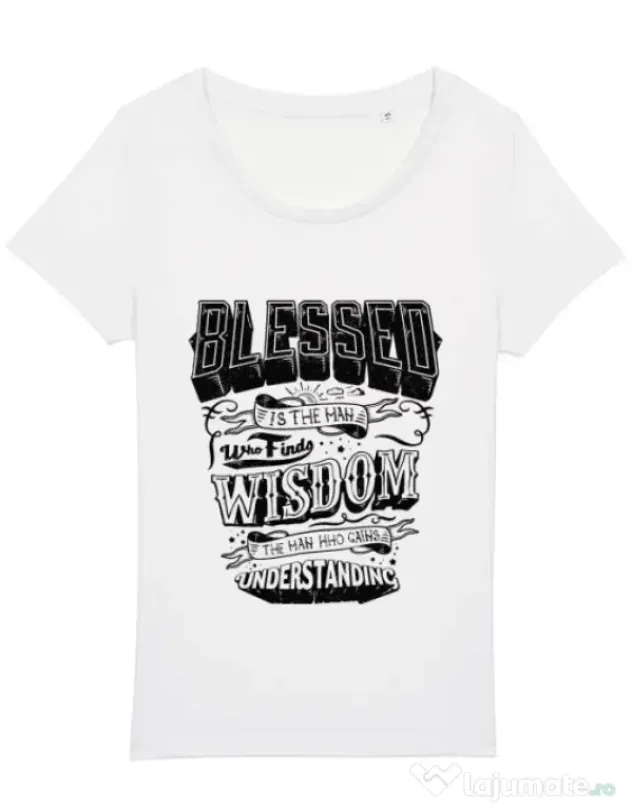 Tricou STANLEY STELLA dama Blessed Alb