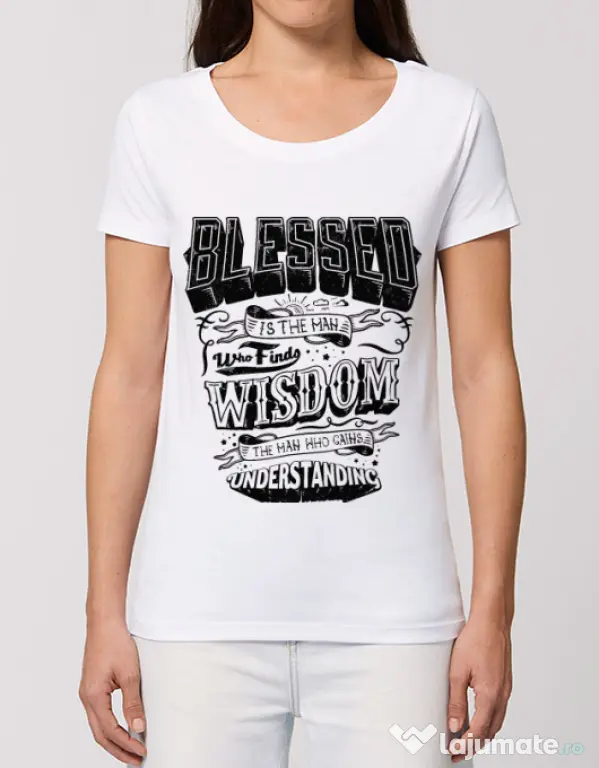 Tricou STANLEY STELLA dama Blessed Alb