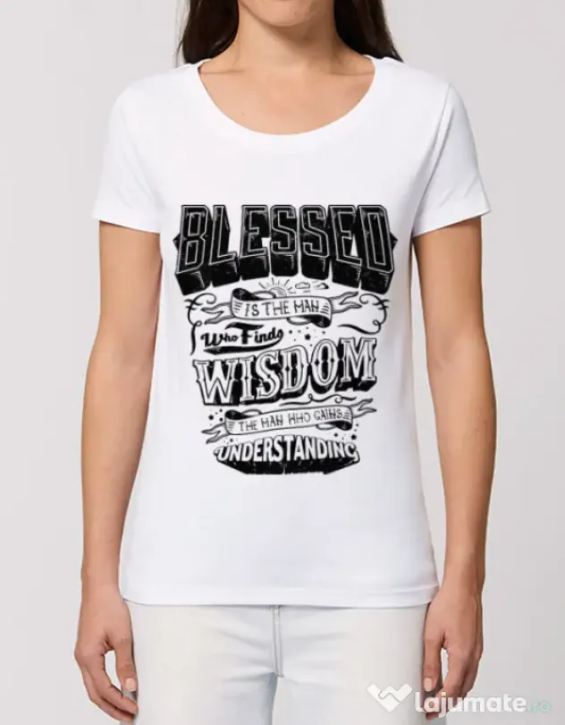 Tricou STANLEY STELLA dama Blessed Alb