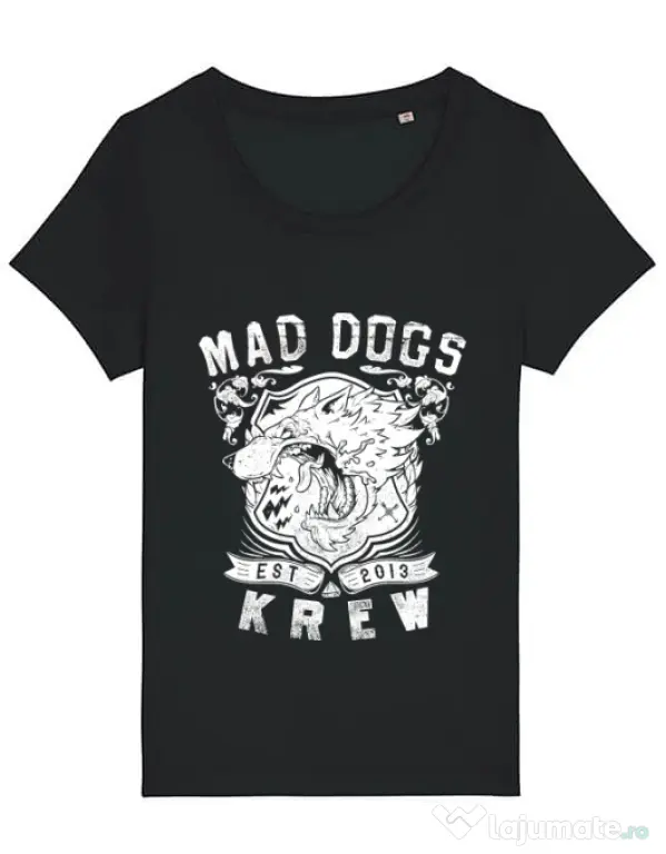 Tricou STANLEY STELLA dama Mad dogs krew Negru