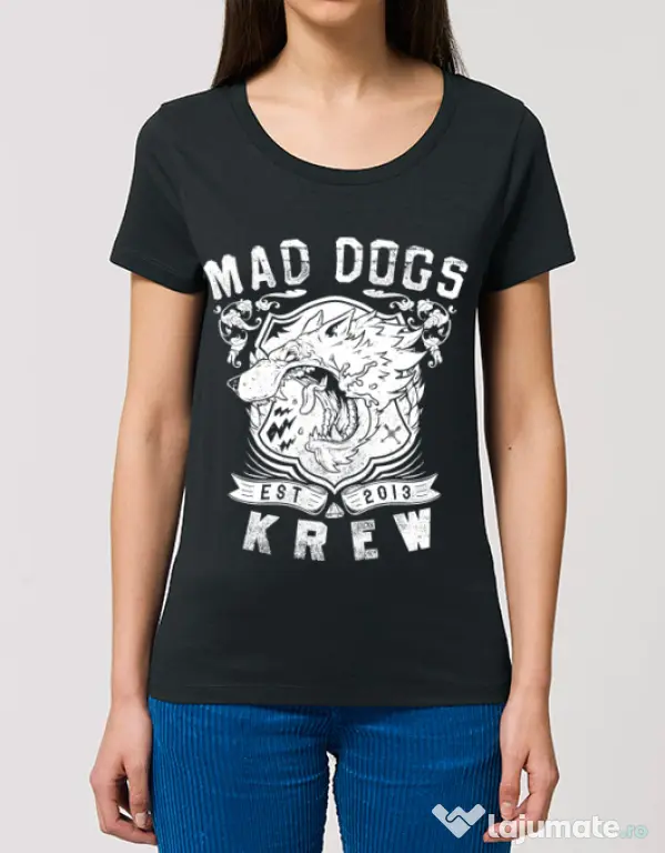 Tricou STANLEY STELLA dama Mad dogs krew Negru
