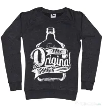 Bluza ADLER dama The original sinner Negru melanj