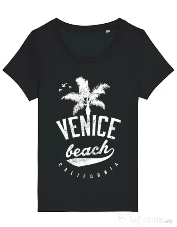 Tricou STANLEY STELLA dama Venice beach California Negru