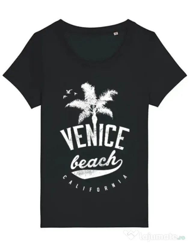 Tricou STANLEY STELLA dama Venice beach California Negru