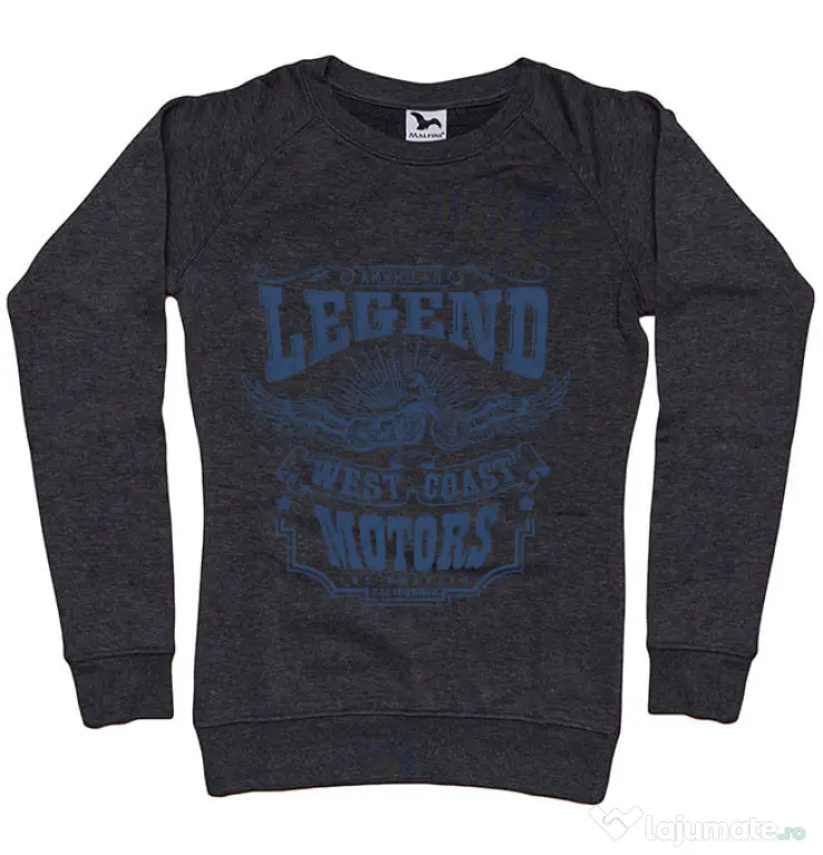 Bluza ADLER dama West coast motors Negru melanj