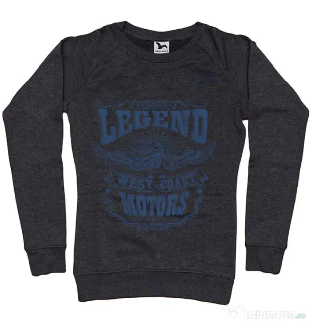 Bluza ADLER dama West coast motors Negru melanj