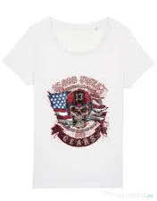 Tricou STANLEY STELLA dama Blood sweat and gears Alb