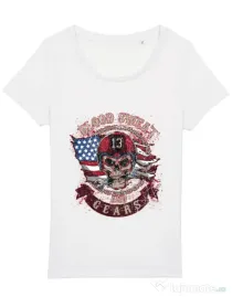 Tricou STANLEY STELLA dama Blood sweat and gears Alb