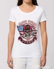 Tricou STANLEY STELLA dama Blood sweat and gears Alb