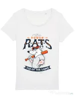 Tricou STANLEY STELLA dama The rough rats Alb