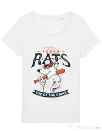 Tricou STANLEY STELLA dama The rough rats Alb
