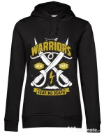 Hoodie dama cu gluga Warriors Negru