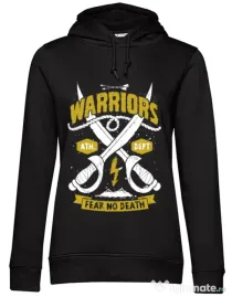 Hoodie dama cu gluga Warriors Negru