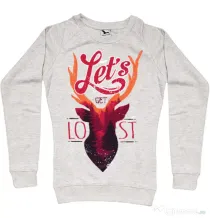 Bluza ADLER dama Lets get lost Migdala melanj