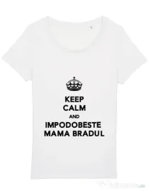 Tricou STANLEY STELLA dama Impodobeste mama bradul Alb