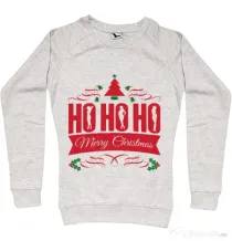 Bluza ADLER dama Ho ho ho Merry Christmas Migdala melanj