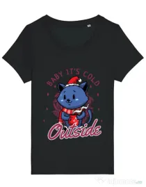 Tricou STANLEY STELLA dama Its cold outside Negru