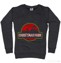 Bluza ADLER dama Christmas park Negru melanj
