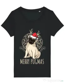 Tricou STANLEY STELLA dama Merry pugmas Negru