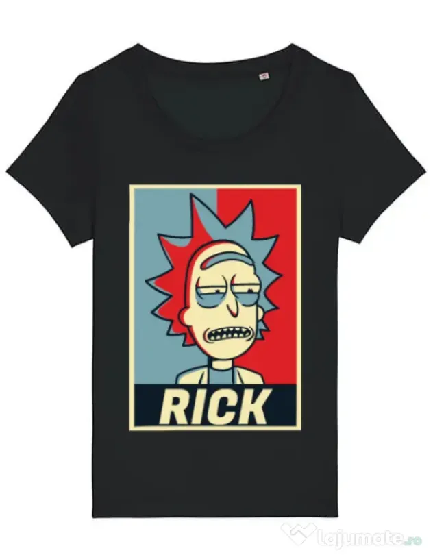 Tricou STANLEY STELLA dama Rick Negru