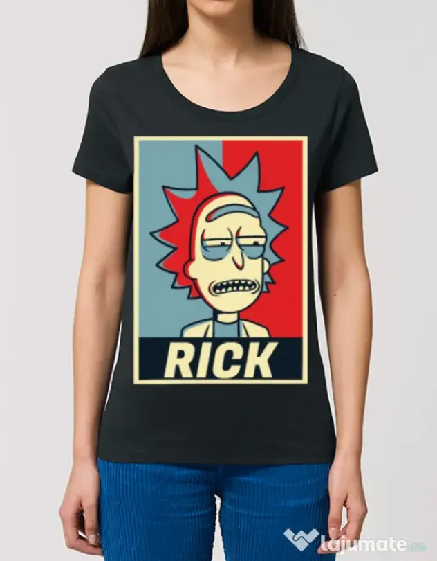 Tricou STANLEY STELLA dama Rick Negru