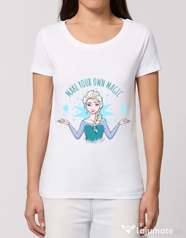 Tricou STANLEY STELLA dama Make your own magic Alb