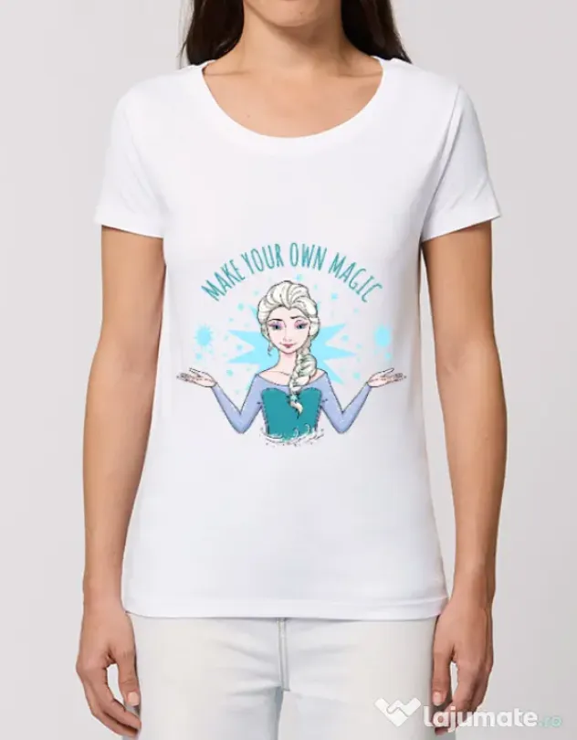 Tricou STANLEY STELLA dama Make your own magic Alb