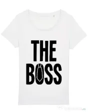 Tricou STANLEY STELLA dama The boss Alb
