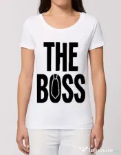 Tricou STANLEY STELLA dama The boss Alb
