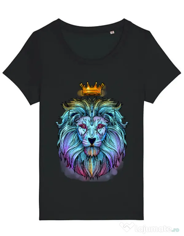 Tricou STANLEY STELLA dama Lion king Negru
