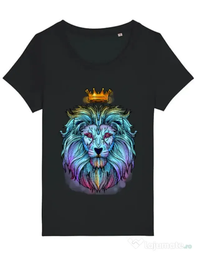 Tricou STANLEY STELLA dama Lion king Negru