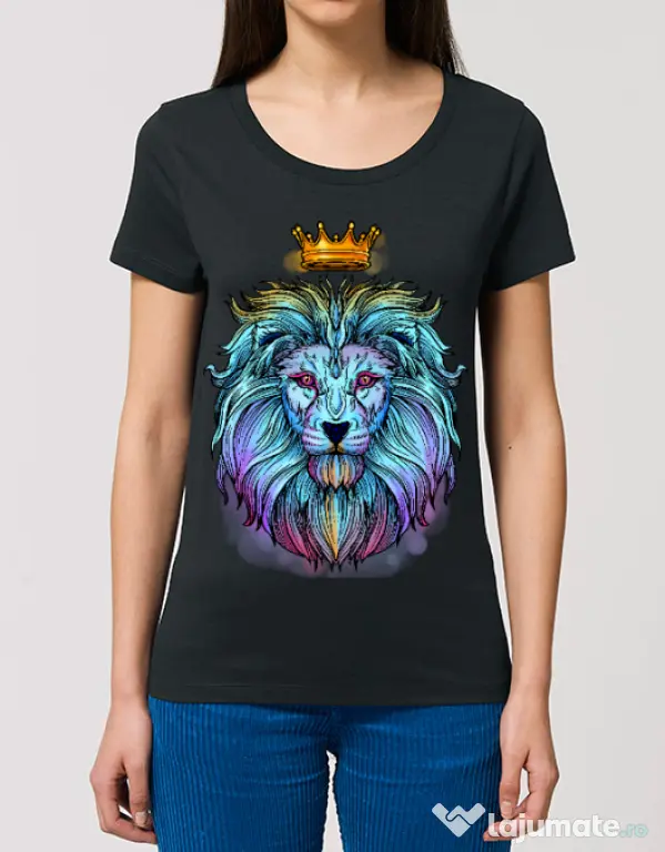Tricou STANLEY STELLA dama Lion king Negru