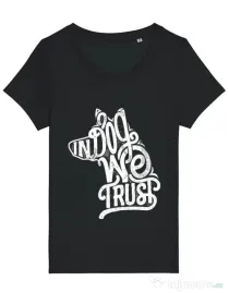 Tricou STANLEY STELLA dama In dog we trust Negru