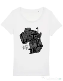 Tricou STANLEY STELLA dama Mr Boba Boba Alb