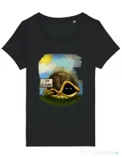 Tricou STANLEY STELLA dama I stay home Negru