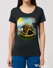Tricou STANLEY STELLA dama I stay home Negru