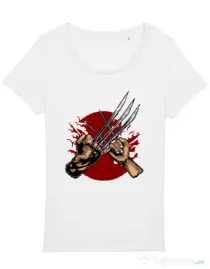 Tricou STANLEY STELLA dama Like father like daughter Alb