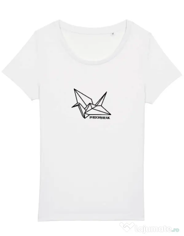Tricou STANLEY STELLA dama Swan Alb