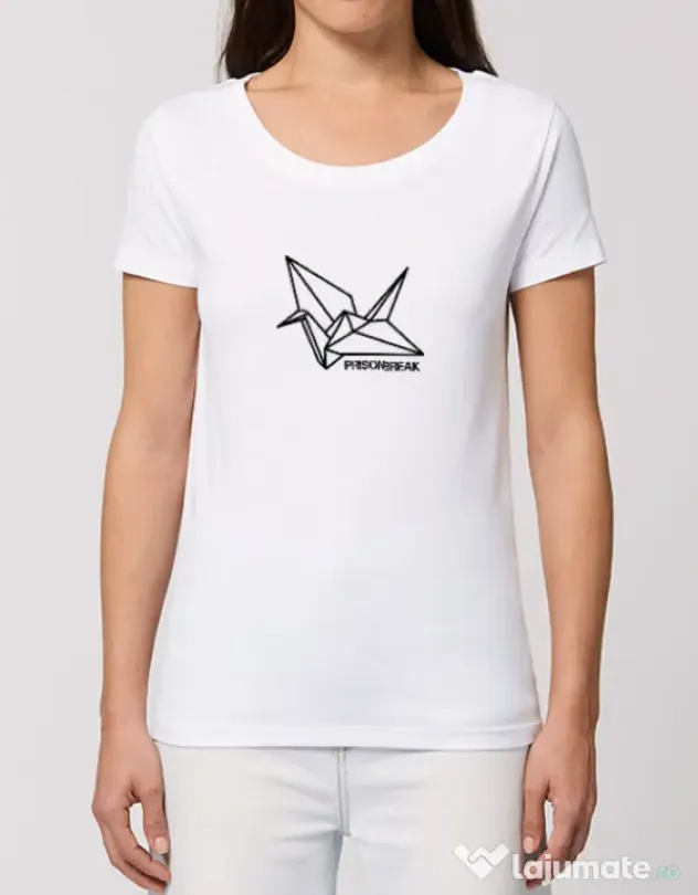Tricou STANLEY STELLA dama Swan Alb
