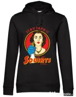 Hoodie dama cu gluga Squirts Negru