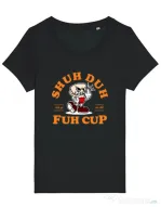 Tricou STANLEY STELLA dama Shut the fuh cup Negru
