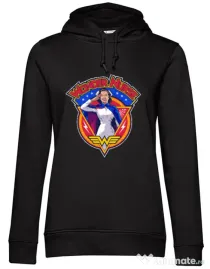 Hoodie dama cu gluga Wonder nurse Negru