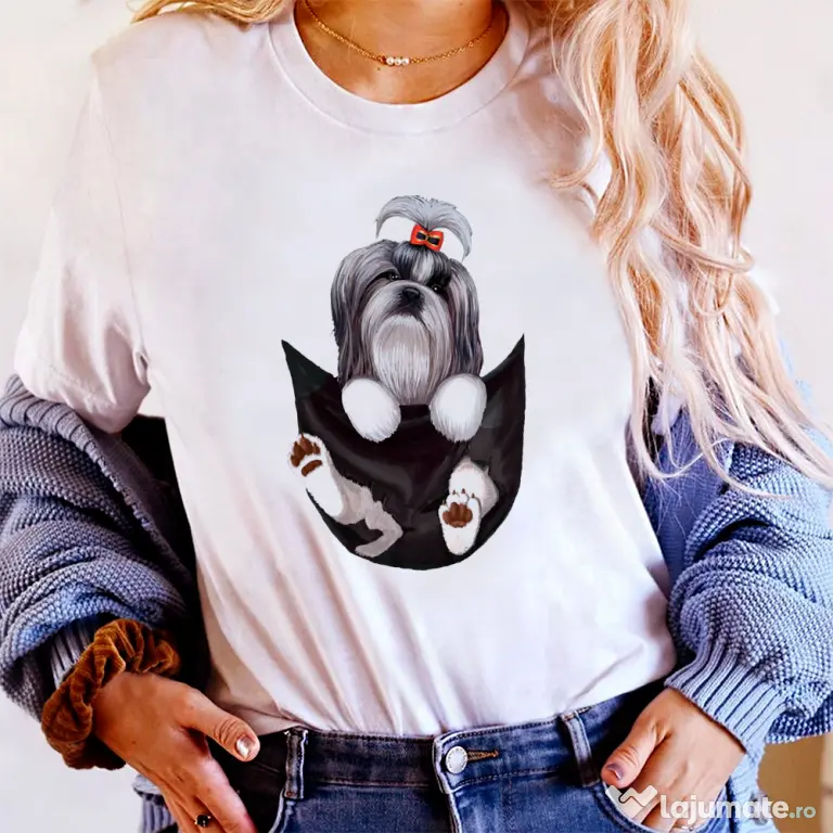 Tricou STANLEY STELLA dama Shih tzu