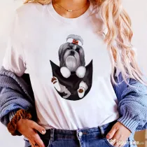 Tricou STANLEY STELLA dama Shih tzu